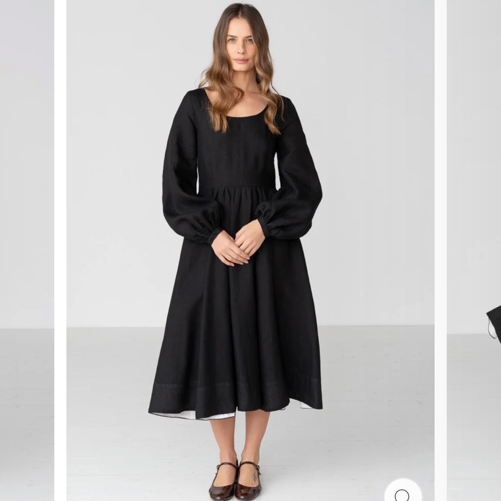 Son de Flor Black Carmen dress